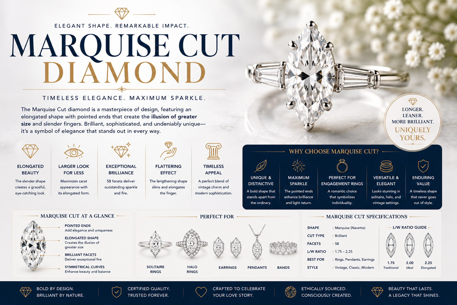 Marquise Cut Diamond