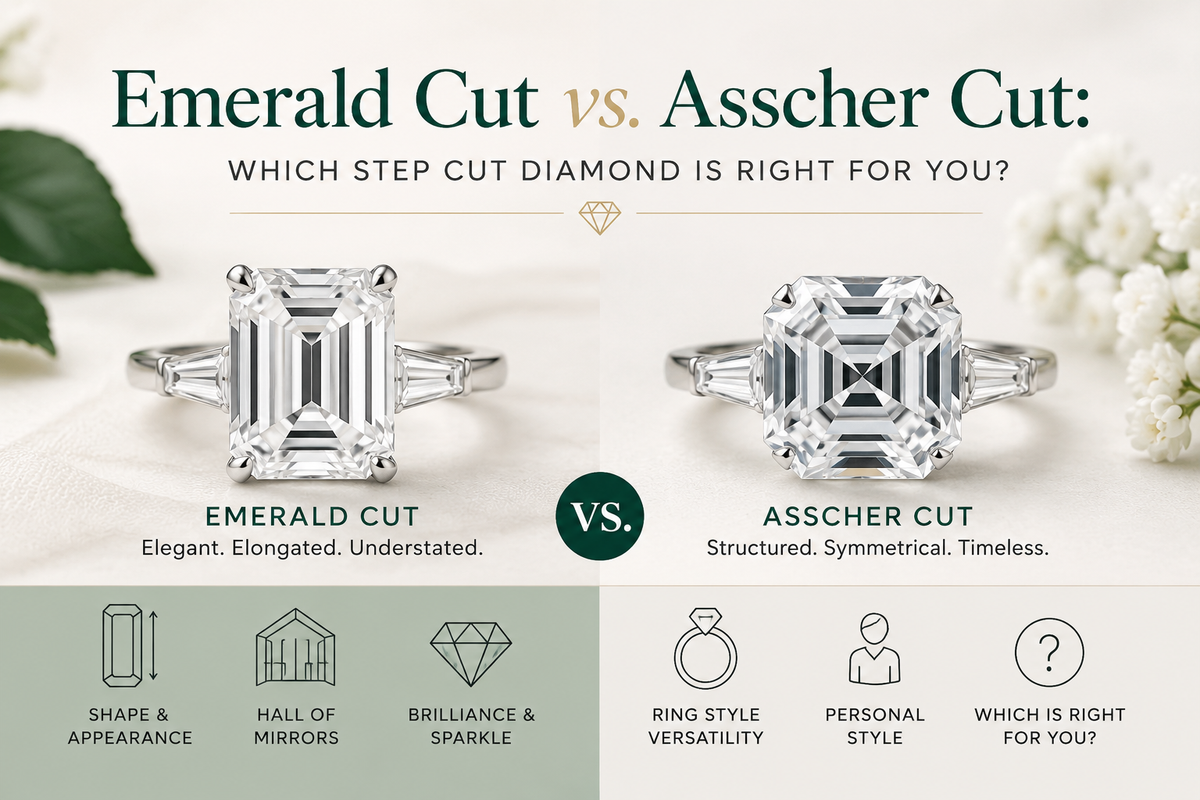 Emerald Cut vs. Asscher Cut