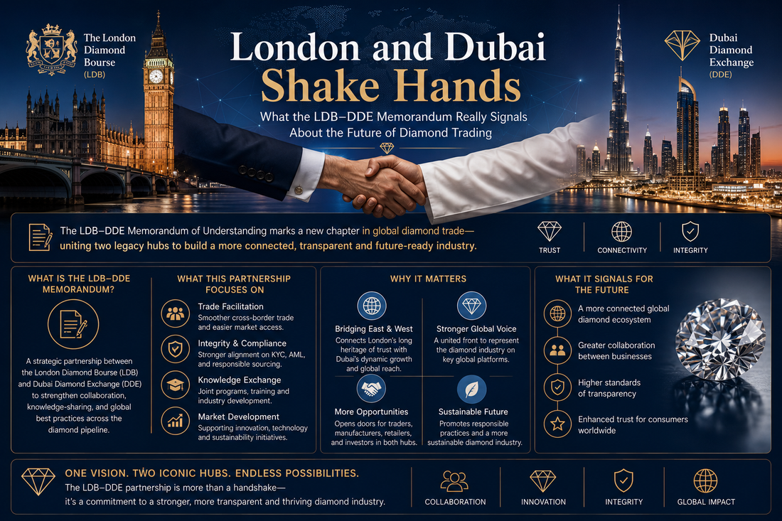 London and Dubai Shake Hands