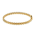 Round Lab Grown Diamond Bezel Set Tennis Bracelet 0.59 CT