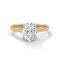 Oval Solitaire Engagement Ring