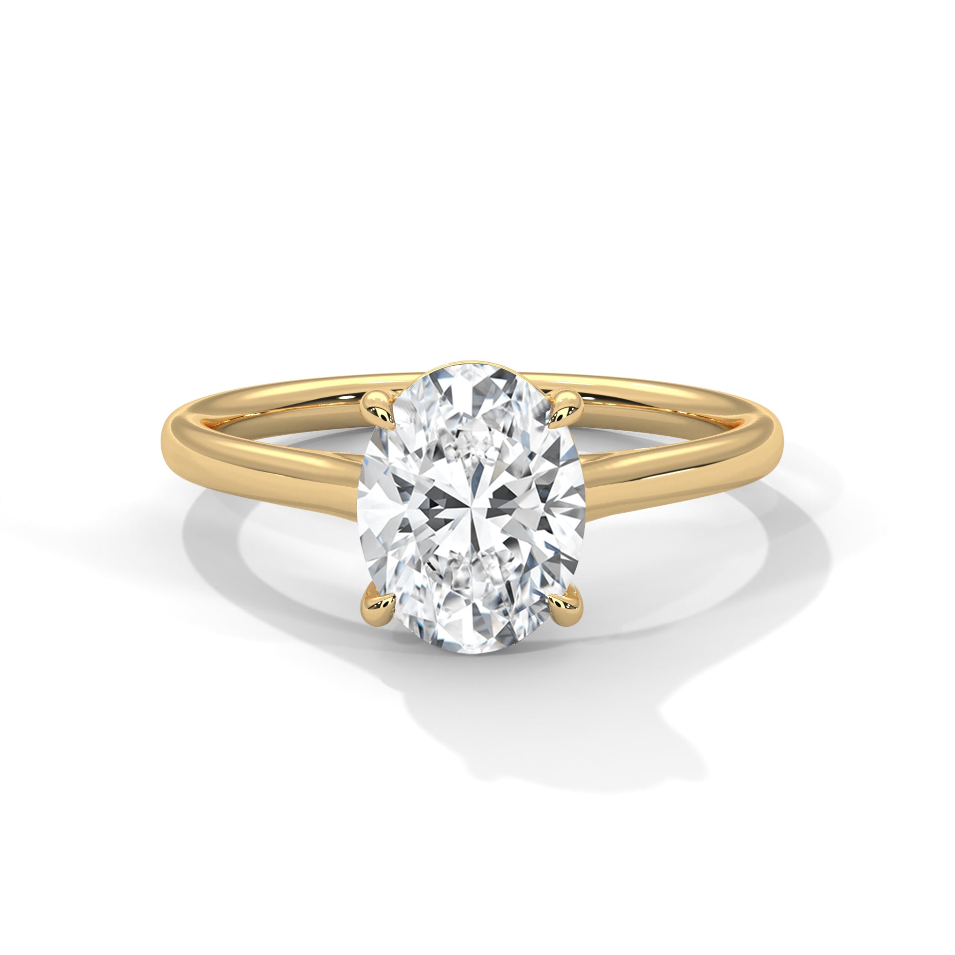 Oval Solitaire Engagement Ring