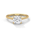 Cushion Solitaire Engagement Ring