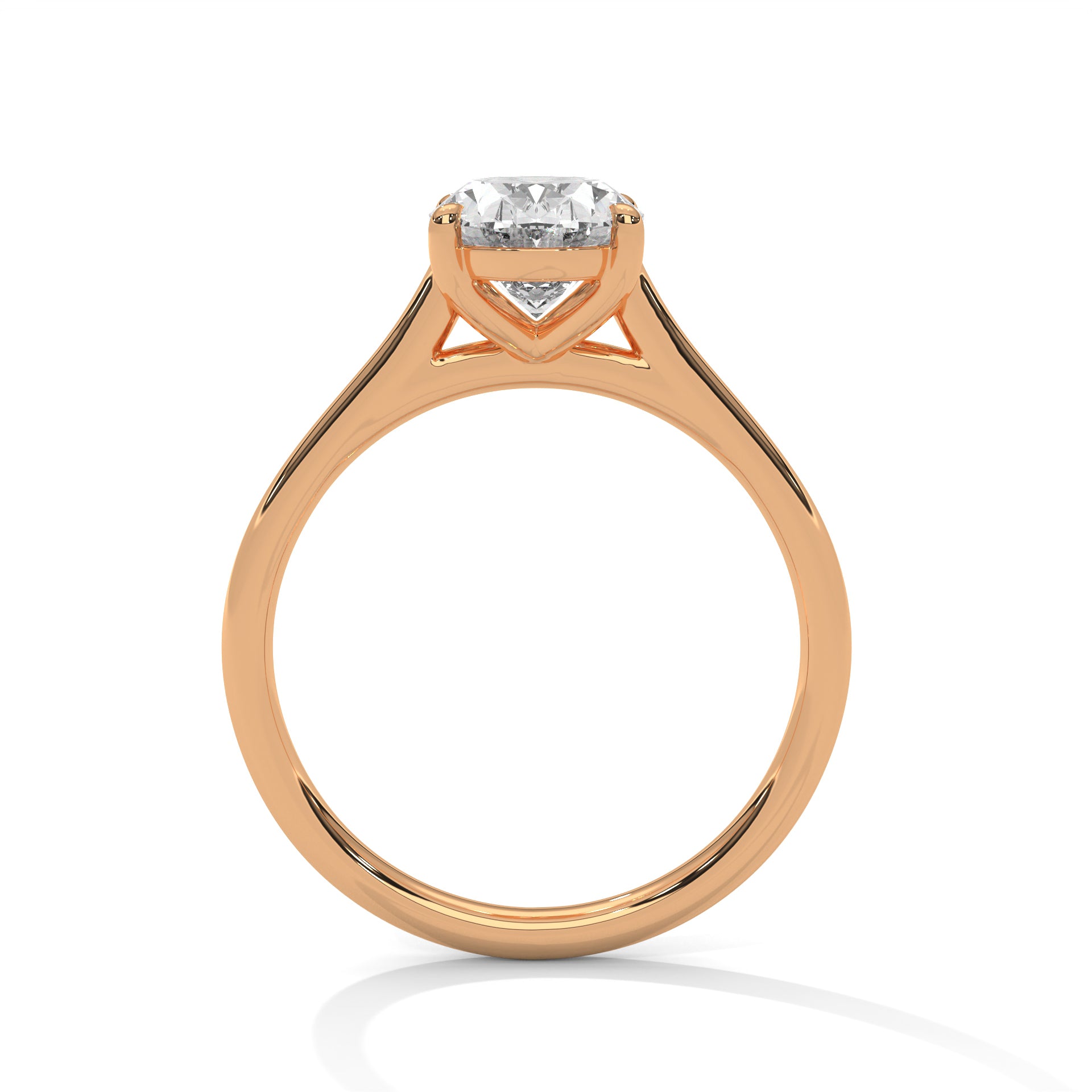 Oval Solitaire Engagement Ring