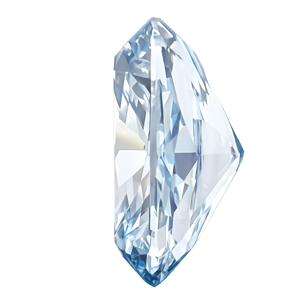 Cushion Cut Lab Grown Fancy Intense Blue Diamond 1 CT