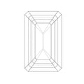 Emerald Cut Lab Grown Diamond 1 CT