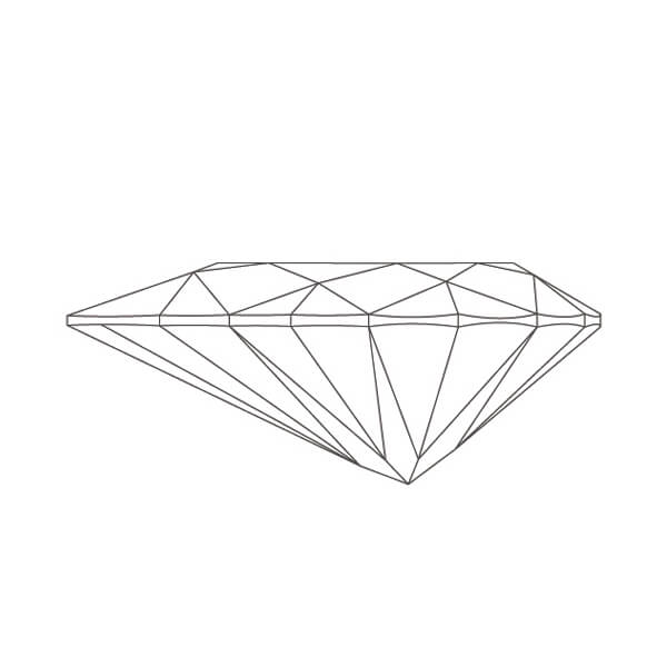 Pear Cut Lab Grown Diamond 1 CT