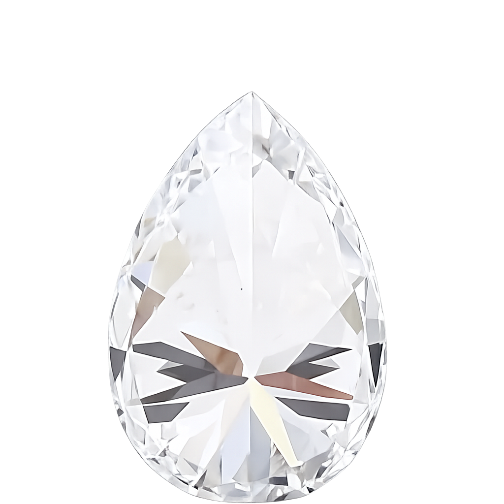 Pear Cut Lab Grown Diamond 3 CT