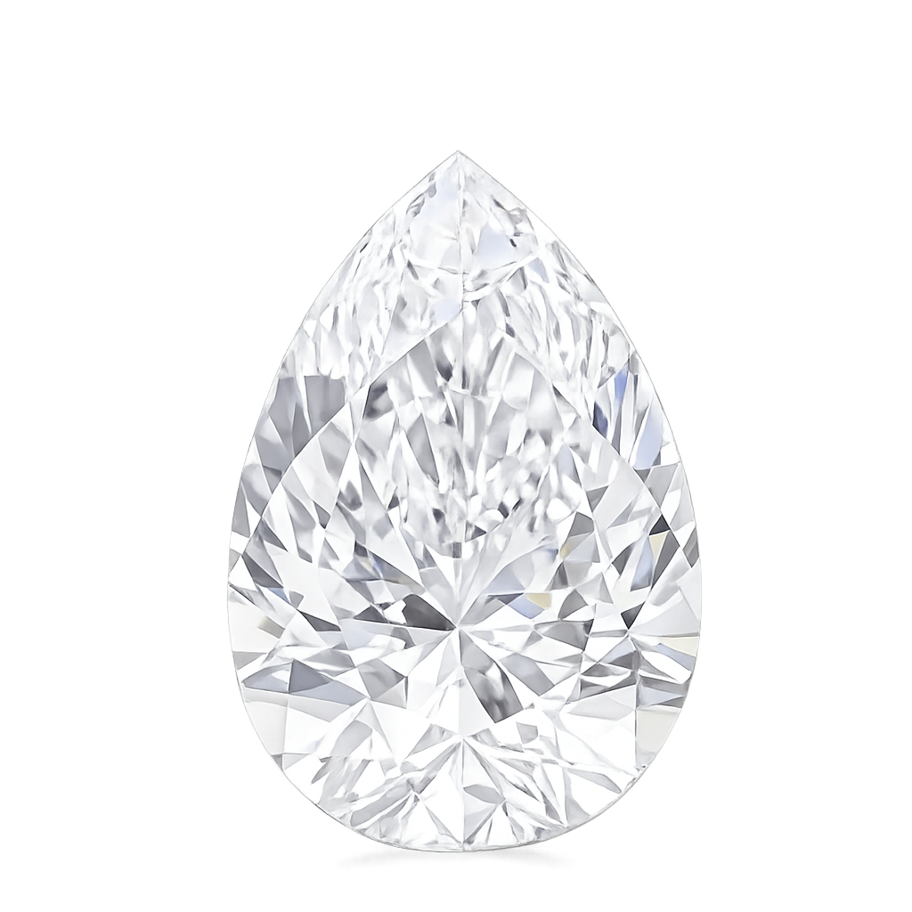 Pear Cut Lab Grown Diamond 3 CT