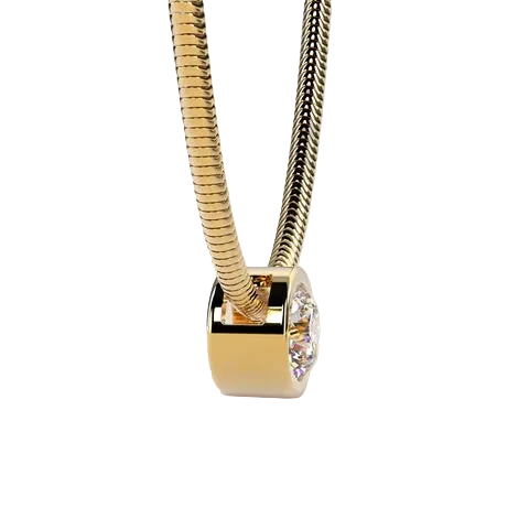 Round Lab Grown Diamond 1.50CT Solitaire Diamond Pendant
