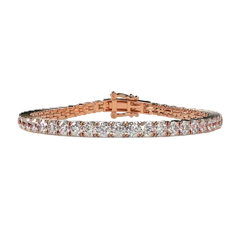 Round Lab Diamond Tennis Bracelet 11 CT