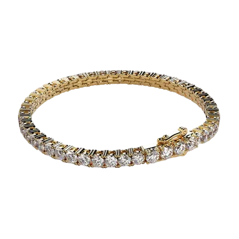 Round Lab Diamond Tennis Bracelet 11 CT