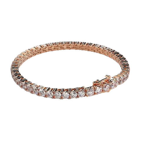 Round Lab Diamond Tennis Bracelet 11 CT