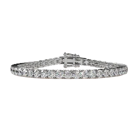 Round Lab Diamond Tennis Bracelet 11 CT