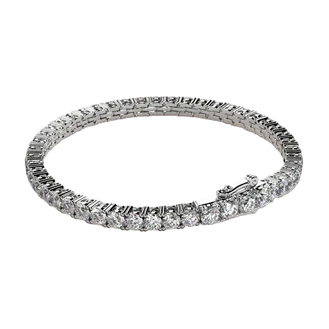 Round Lab Diamond Tennis Bracelet 11 CT