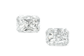 Radiant Cut Matching Pair Lab Grown Diamond 1 CT (TDW 2CT)
