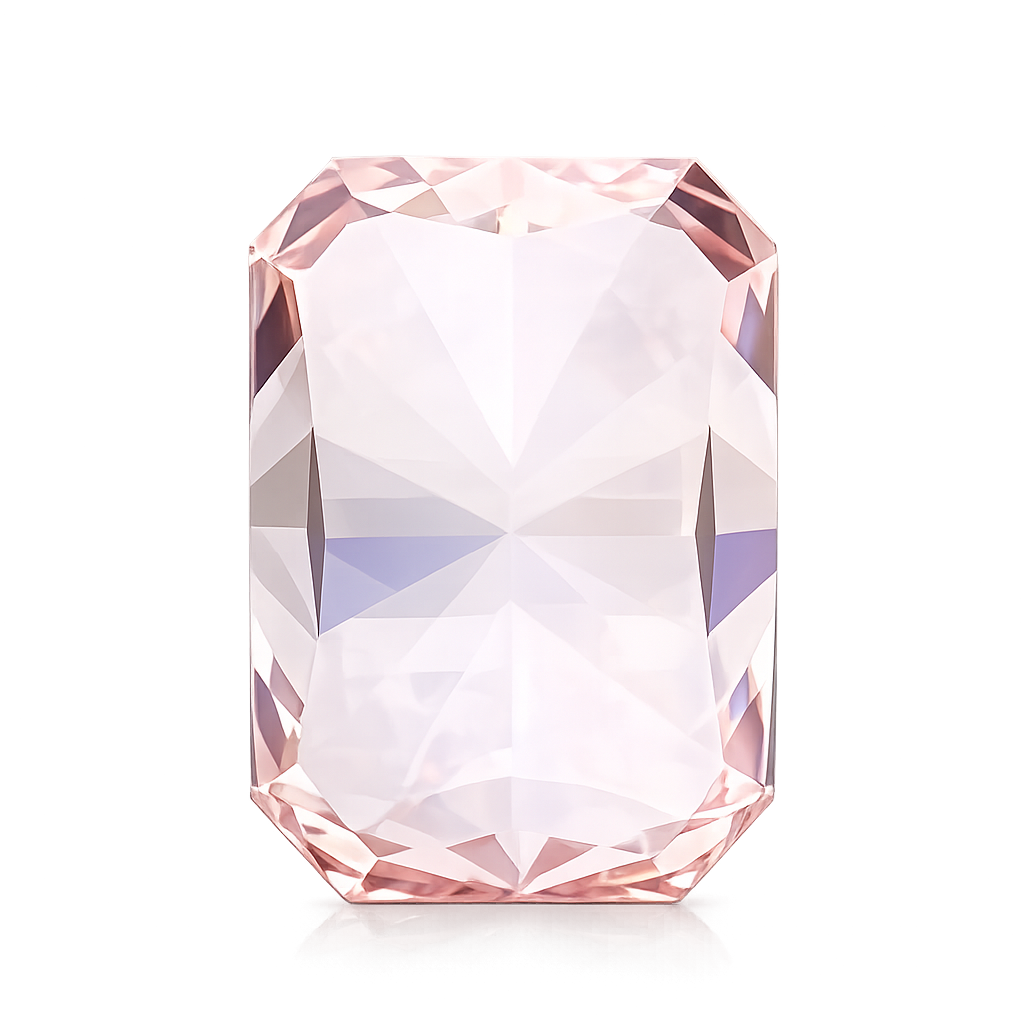 Radiant Cut Lab Grown Fancy Vivid Pink Diamond 1 CT