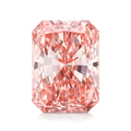 Radiant Cut Lab Grown Fancy Vivid Pink Diamond 1 CT