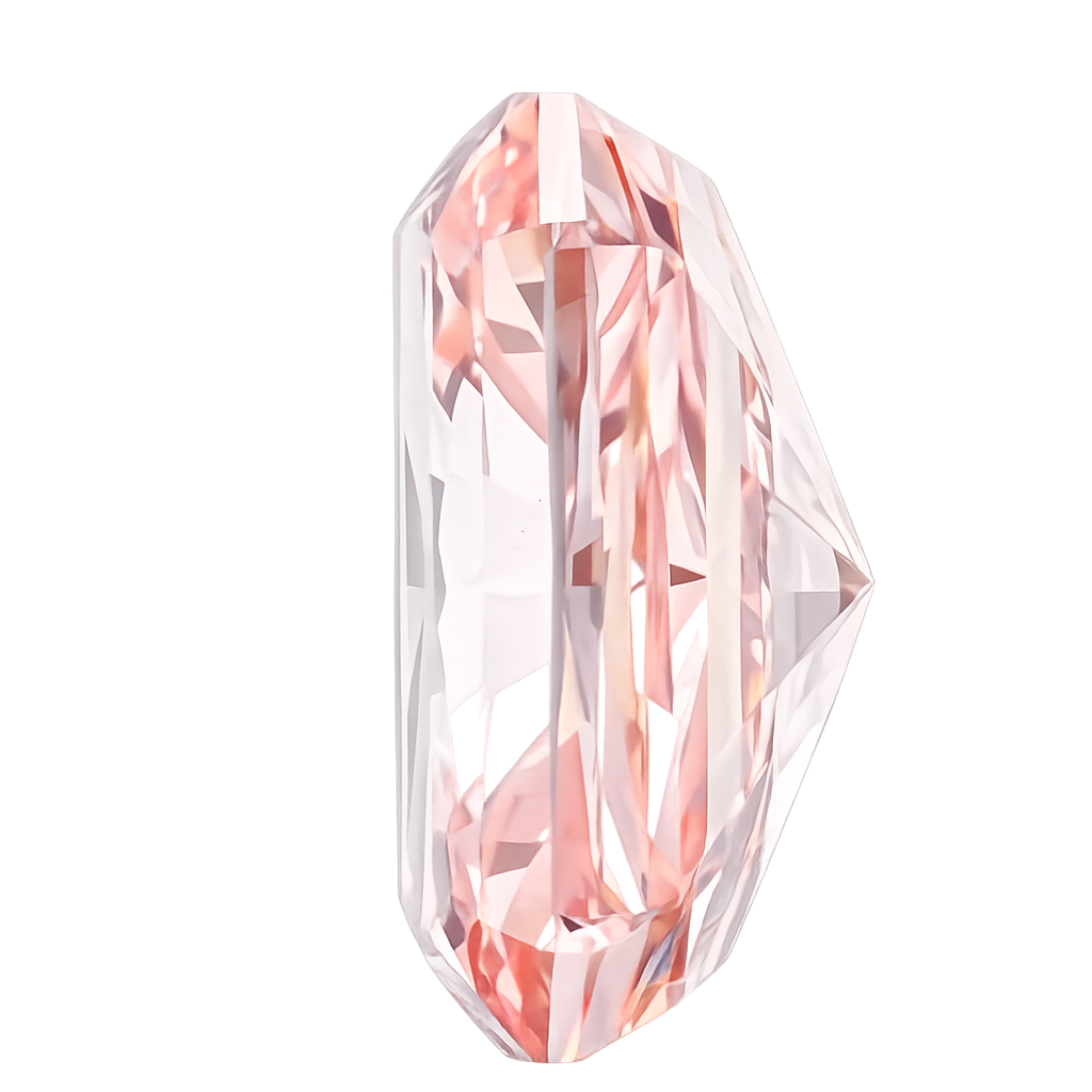 Radiant Cut Lab Grown Fancy Vivid Pink Diamond 1 CT