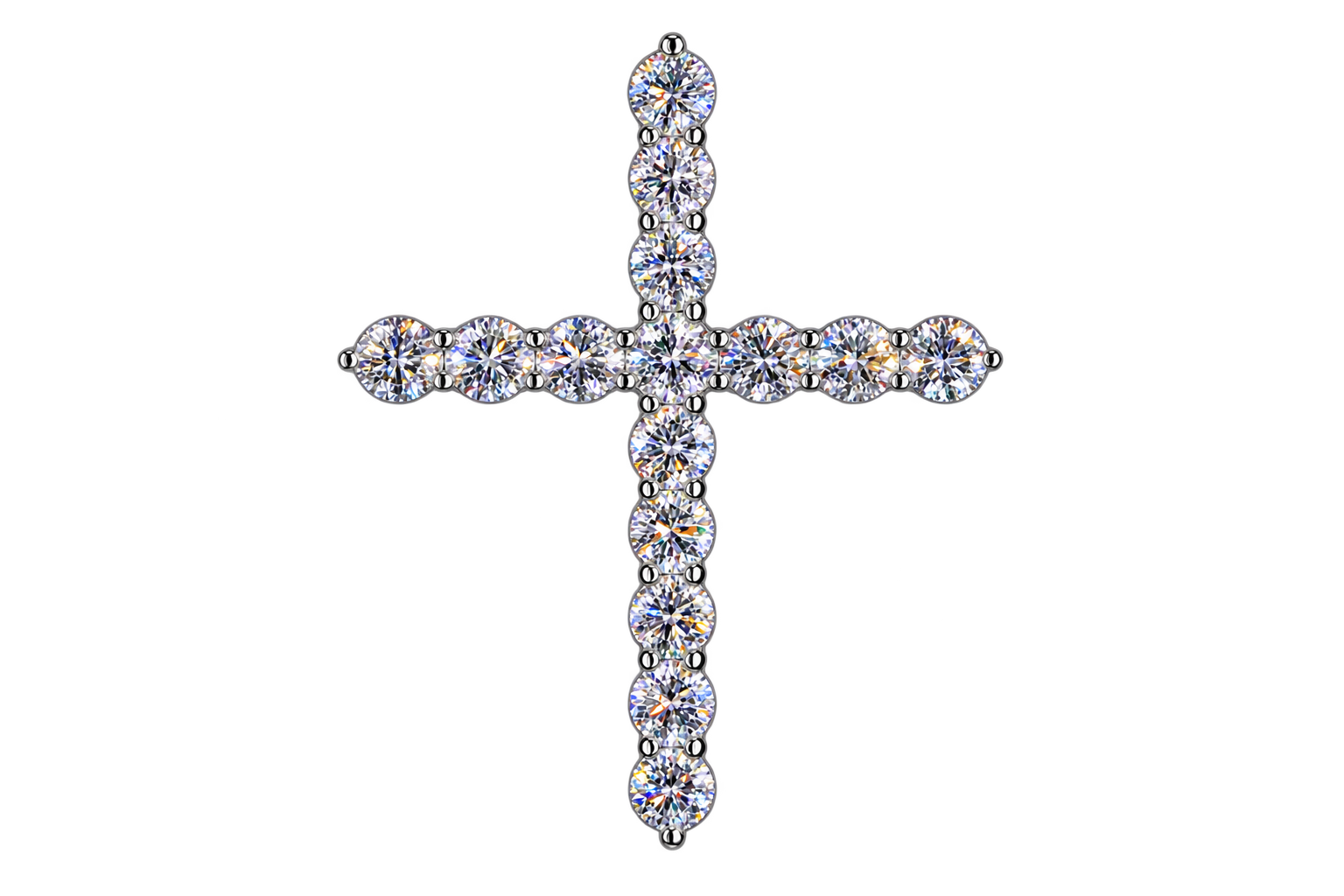 Cross Lab grown Diamond Pendant 3.87 CT