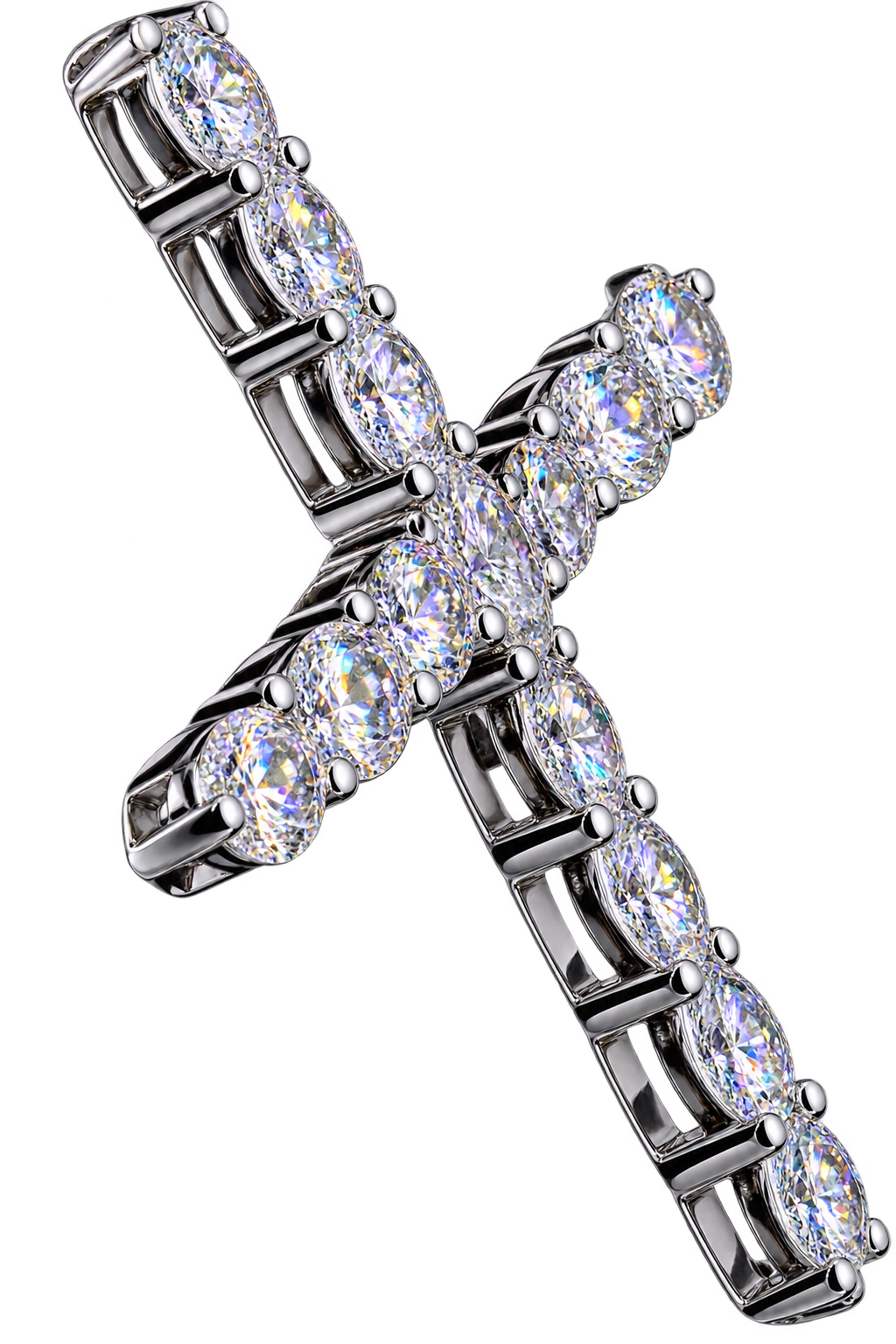 Cross Lab grown Diamond Pendant 3.87 CT