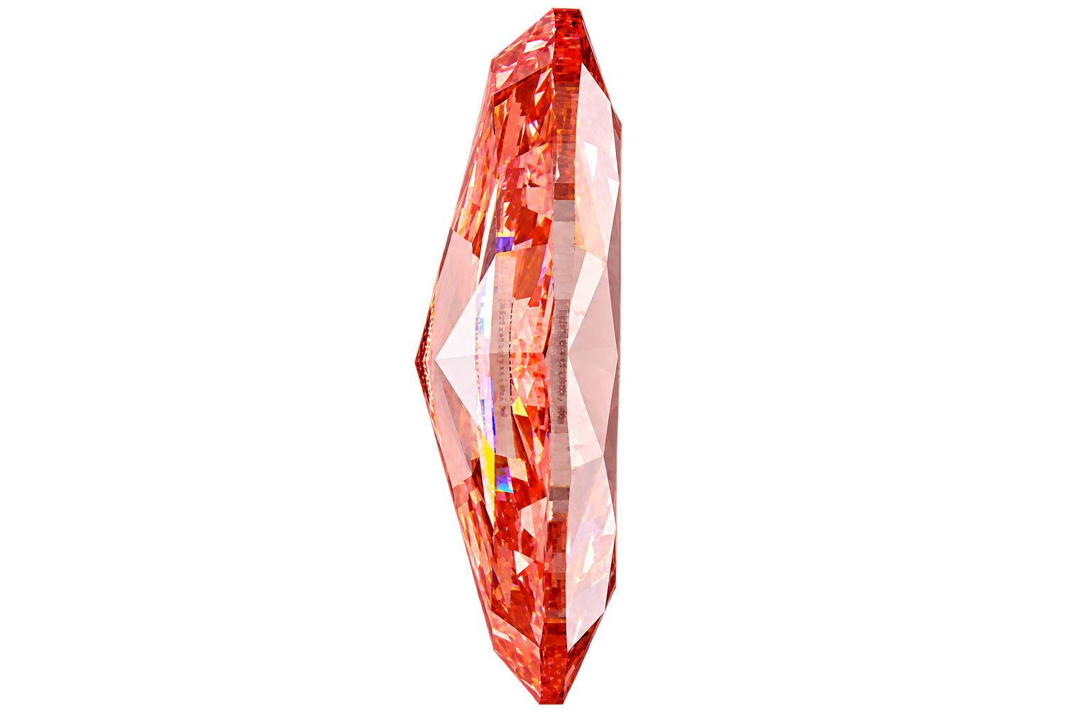 Marquise Cut Fancy Vivid Pink Lab Grown Diamond 1 CT