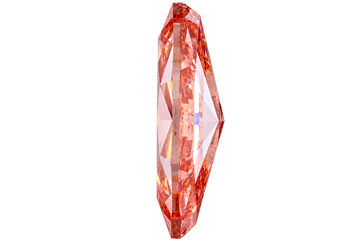 Marquise Cut Fancy Vivid Pink Lab Grown Diamond 1 CT