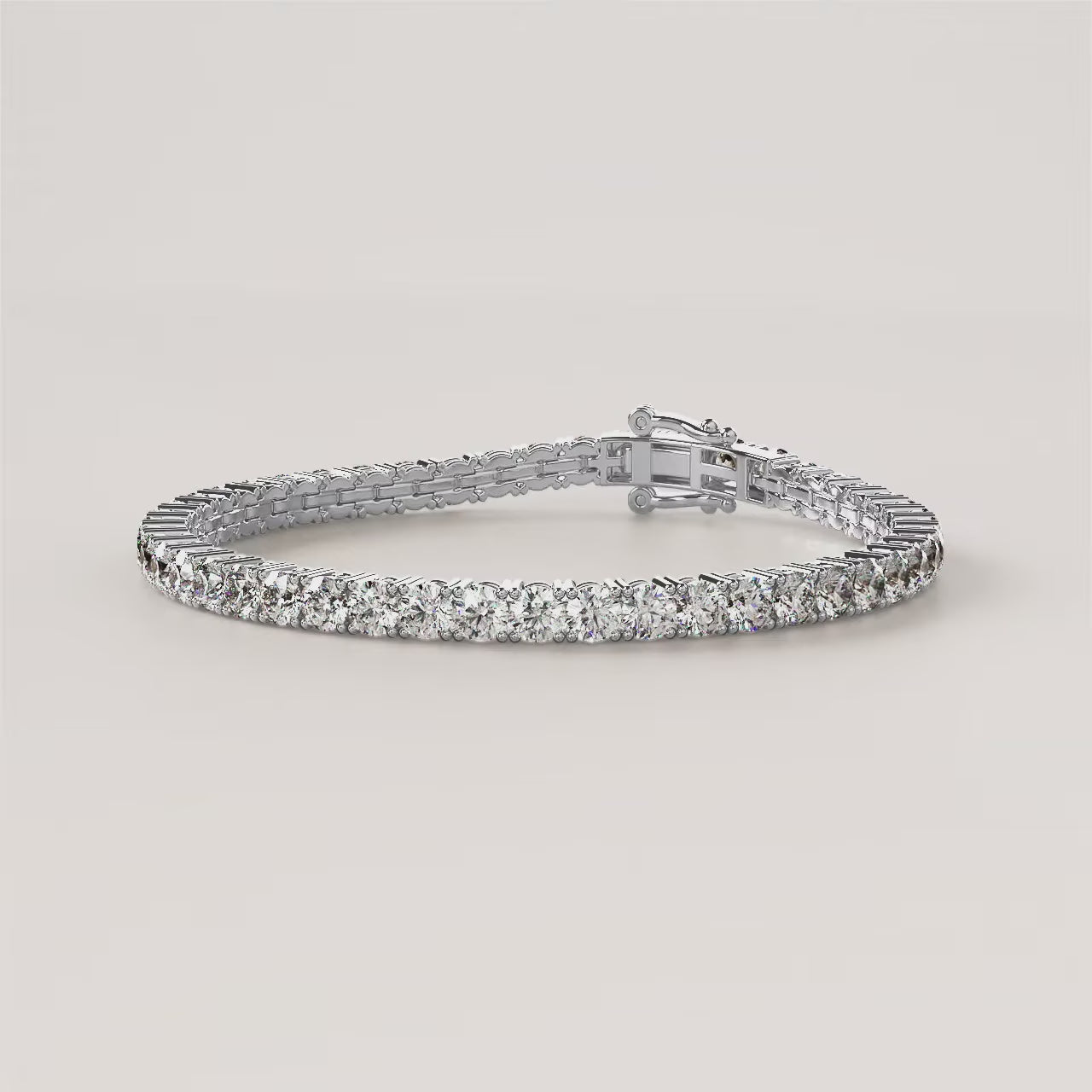 Round Lab Diamond Tennis Bracelet 11 CT