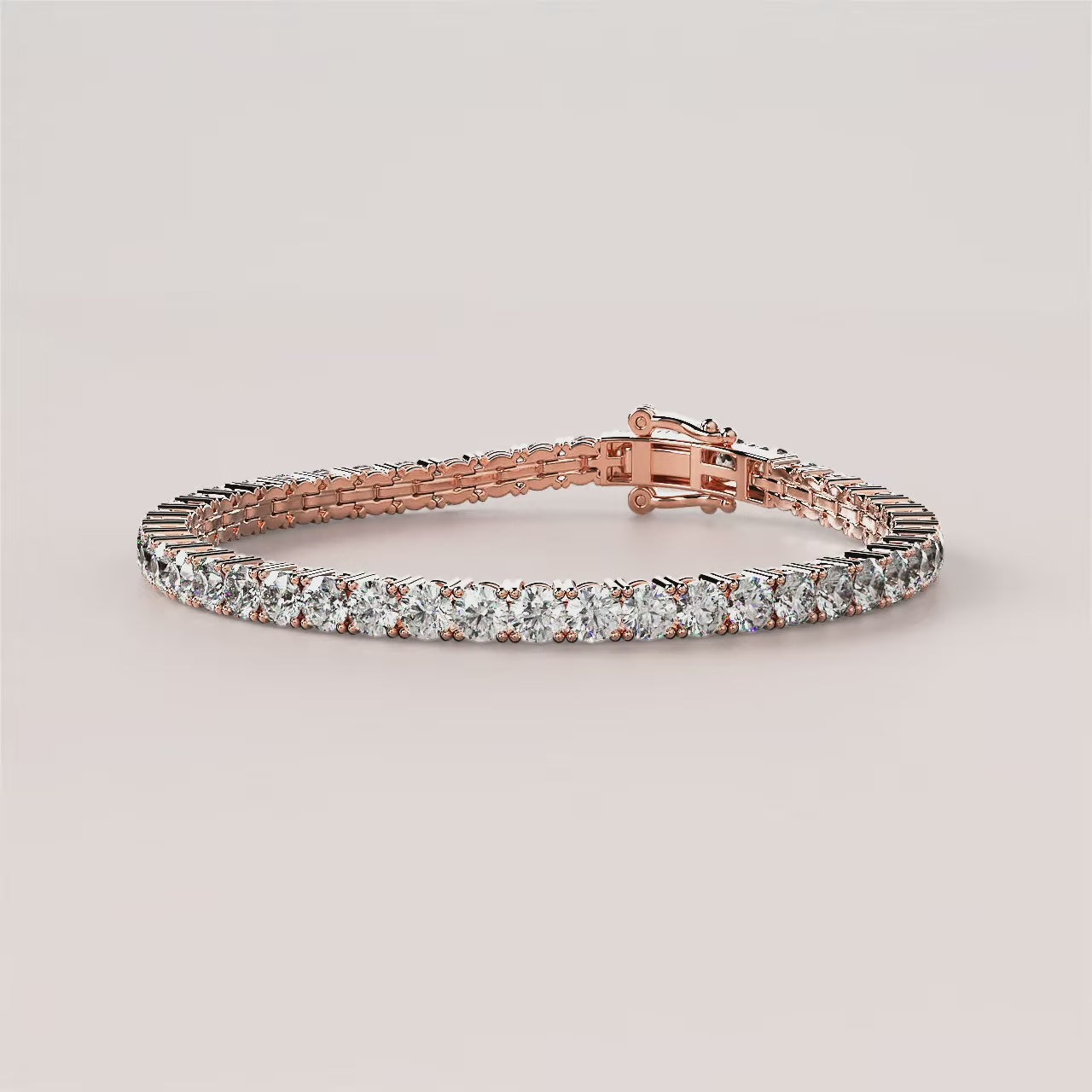 Round Lab Diamond Tennis Bracelet 11 CT