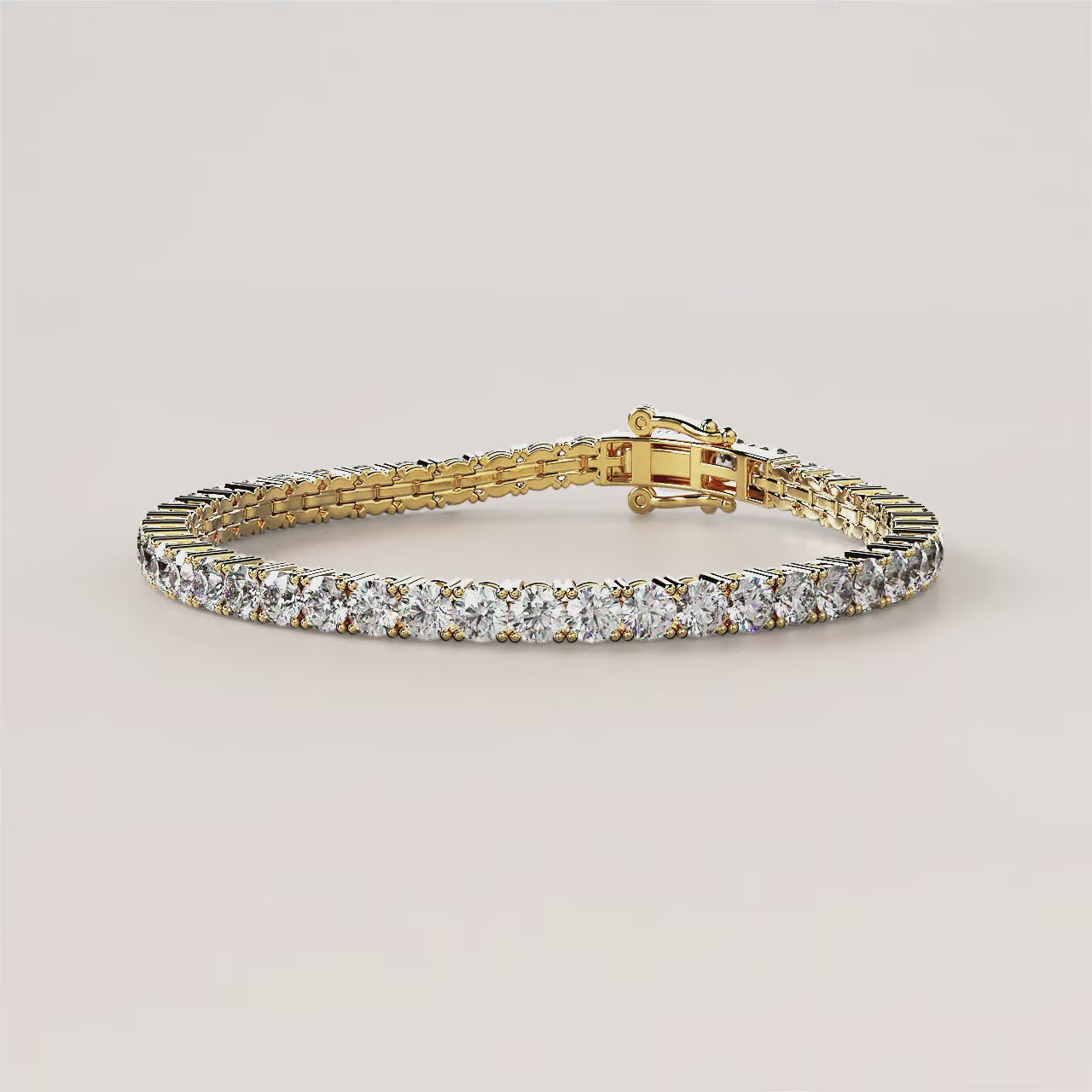 Round Lab Diamond Tennis Bracelet 11 CT